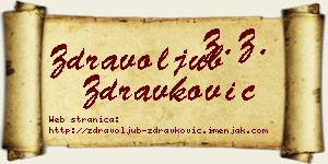 Zdravoljub Zdravković vizit kartica